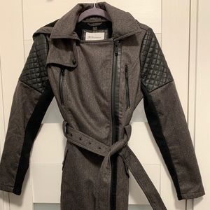 BCBGeneration Trench Coat Women’s Size M Grey